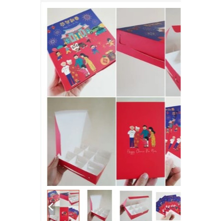 Box Kue Kotak Packaging Hampers Sekat