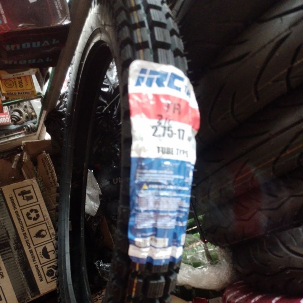 ban luar motor bebek sport irc 275-17 trail ring veleq 17