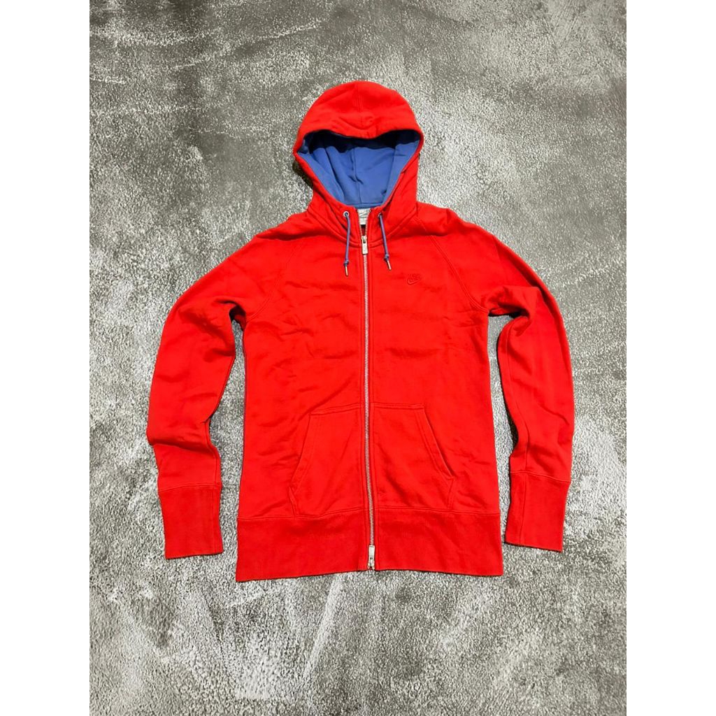 Hoodie Zip Nike Merah