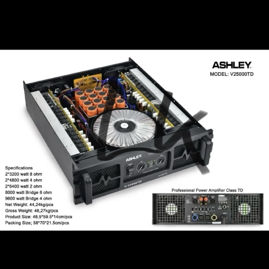 power amp ashley v25000TD power Sub Genset