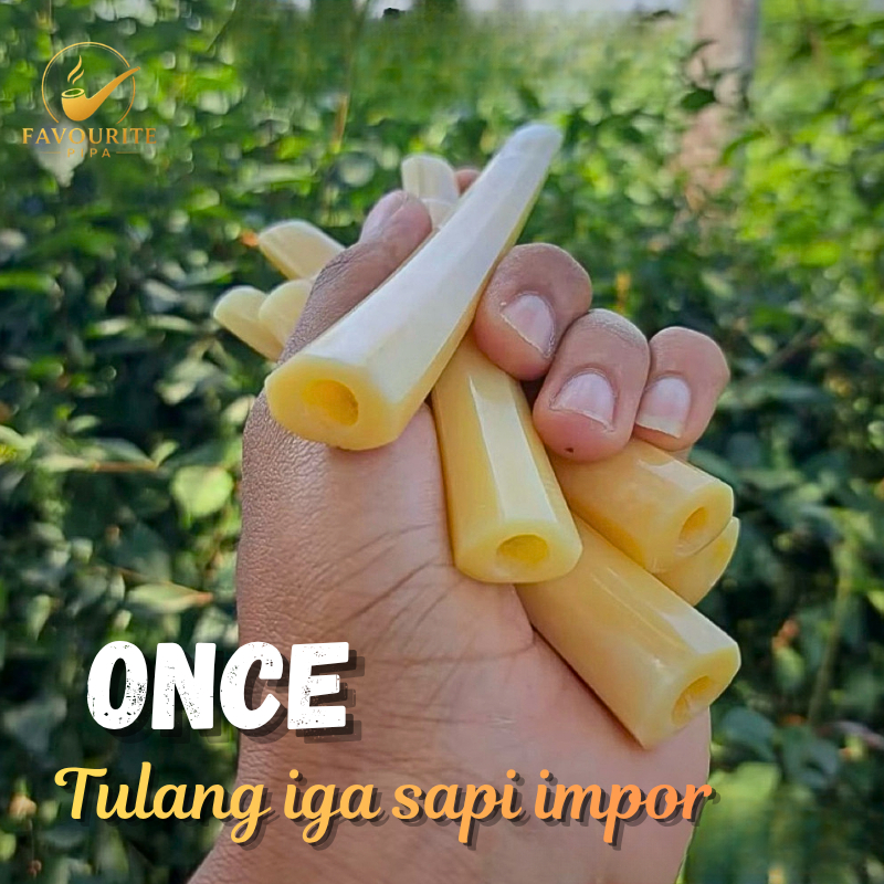 Once Pipa Tulang Iga Sapi Impor Gurih 11-12 cm || Once Pipa Iga Sapi Gading Persegi 8 Gurih