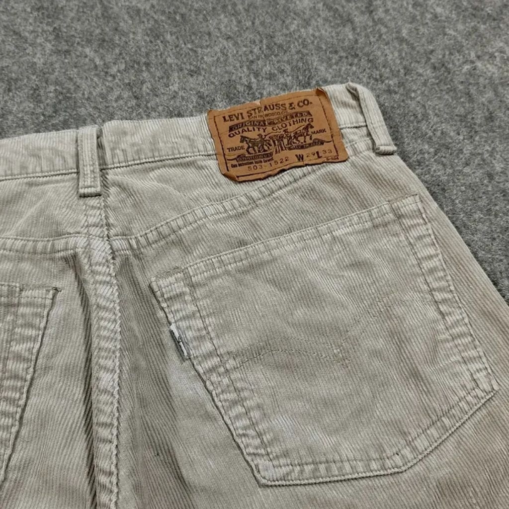 Celana Corduroy panjang pria 503 size 29 second coksu