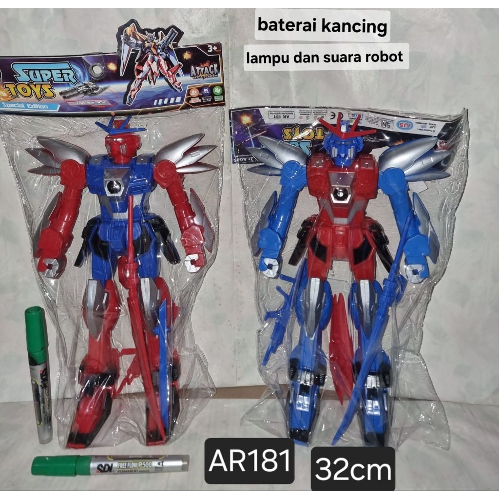 MAINAN ANAK ROBOT ULTRAMAN SPACE 5011b//ROBOT ULTRAMAN//BESAR//ROBOT//SPIDERMAN//BATERAI