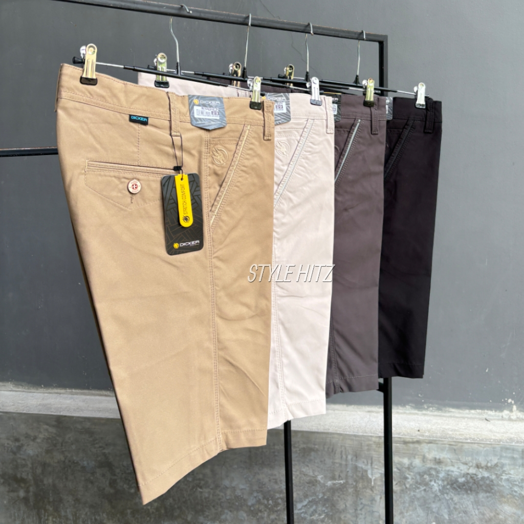 DICKER Celana Pendek Pria Chino Casual Melar