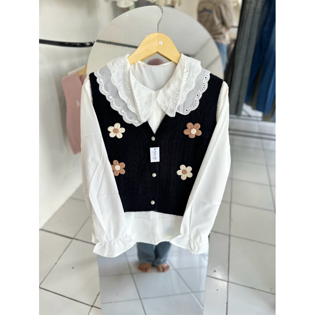 Vest + inner Blouse Import