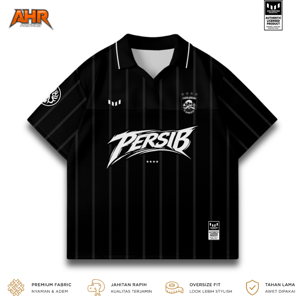 AHR Jersey Persib Bandung Oversize Retro Dark Culture Full Printing Sublimasi Premium Unisex | Dry-F