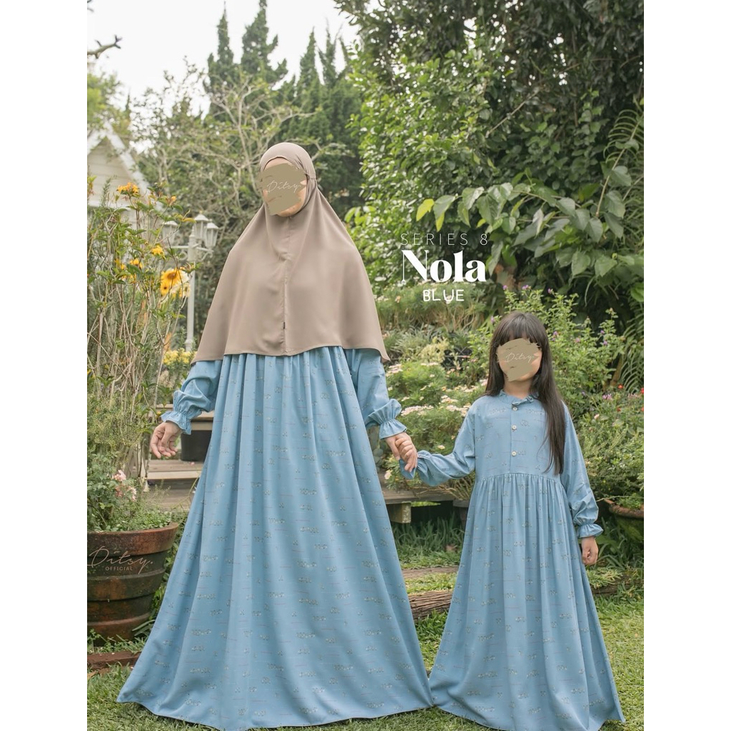 DITSY NIGHTGOWN NOLA SERIES 8 | KHIMAR SHANYEA DITSY MOSLEM | DITSY MOSLEM