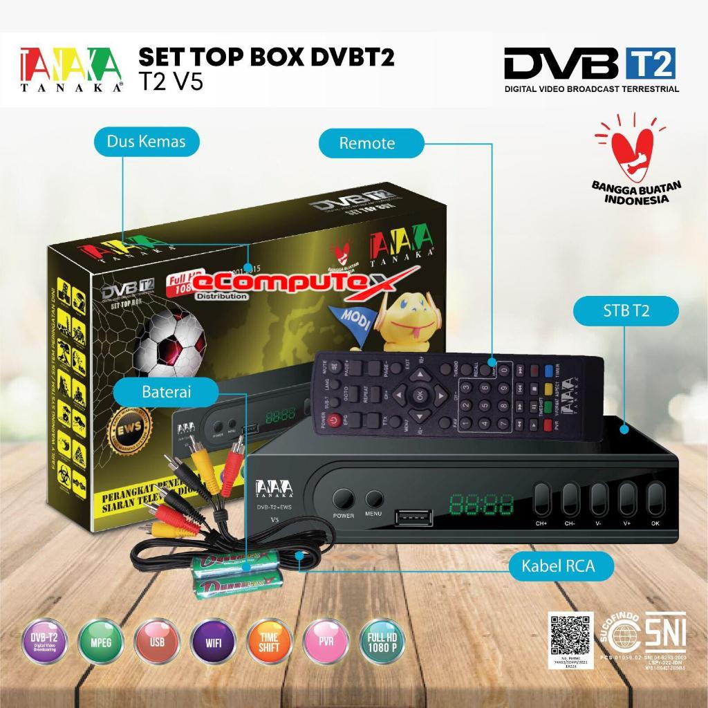 STB DVB T2 DVBT2 DVB-T2 TANAKA SET TOP BOX DIGITAL