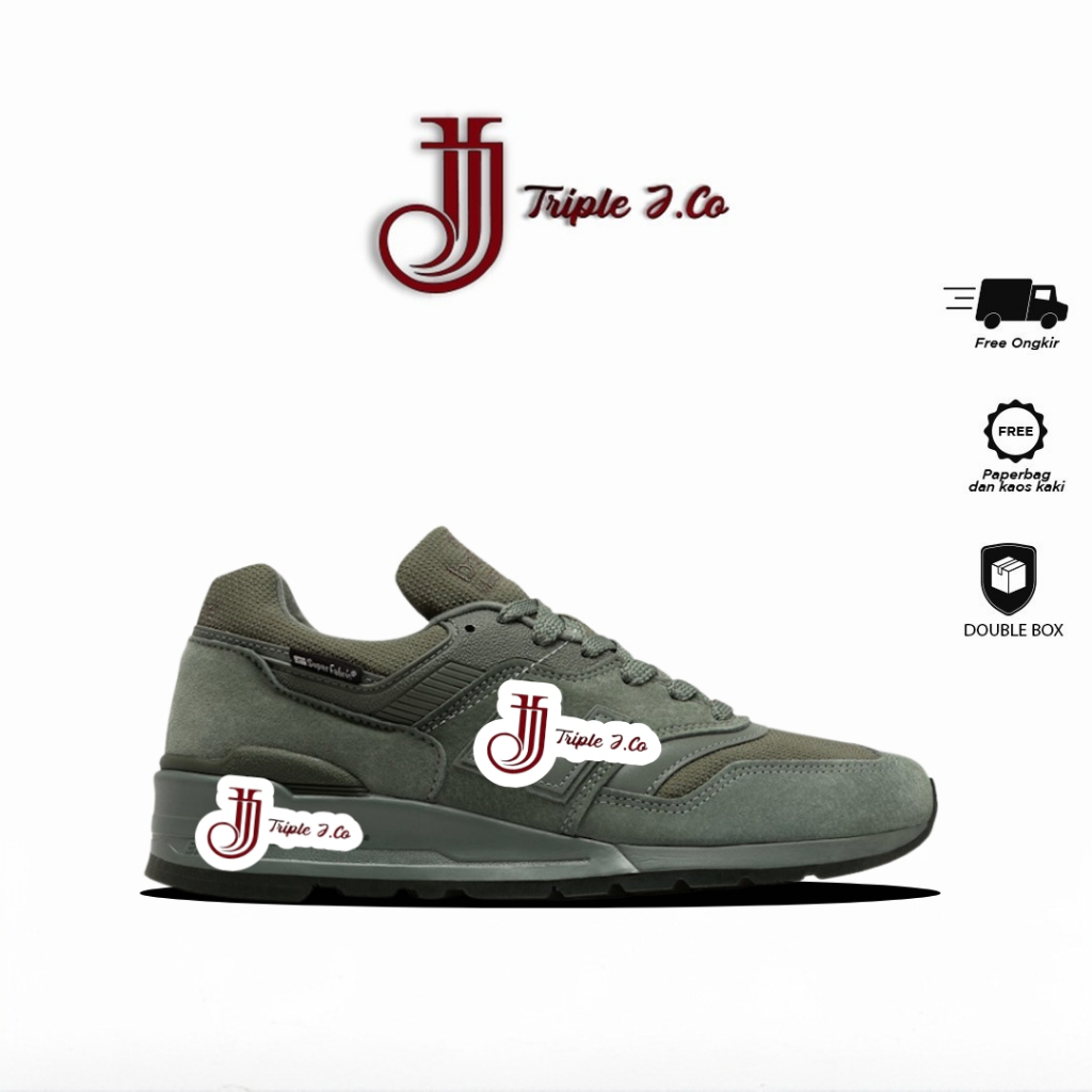 Sneakers Superfabric x 997s Made In Usa Green M997NAL
