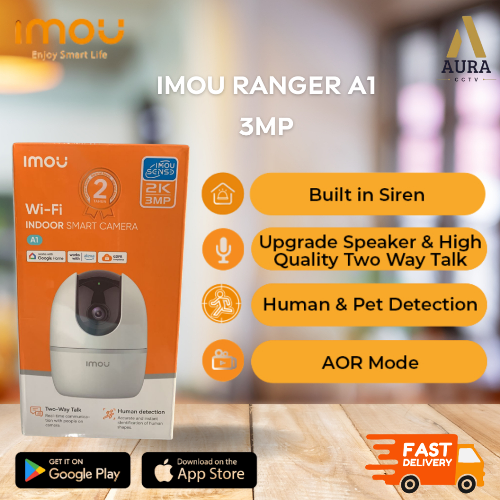 KAMERA CCTV INDOOR IMOU RANGER A1 3MP SMART CCTV