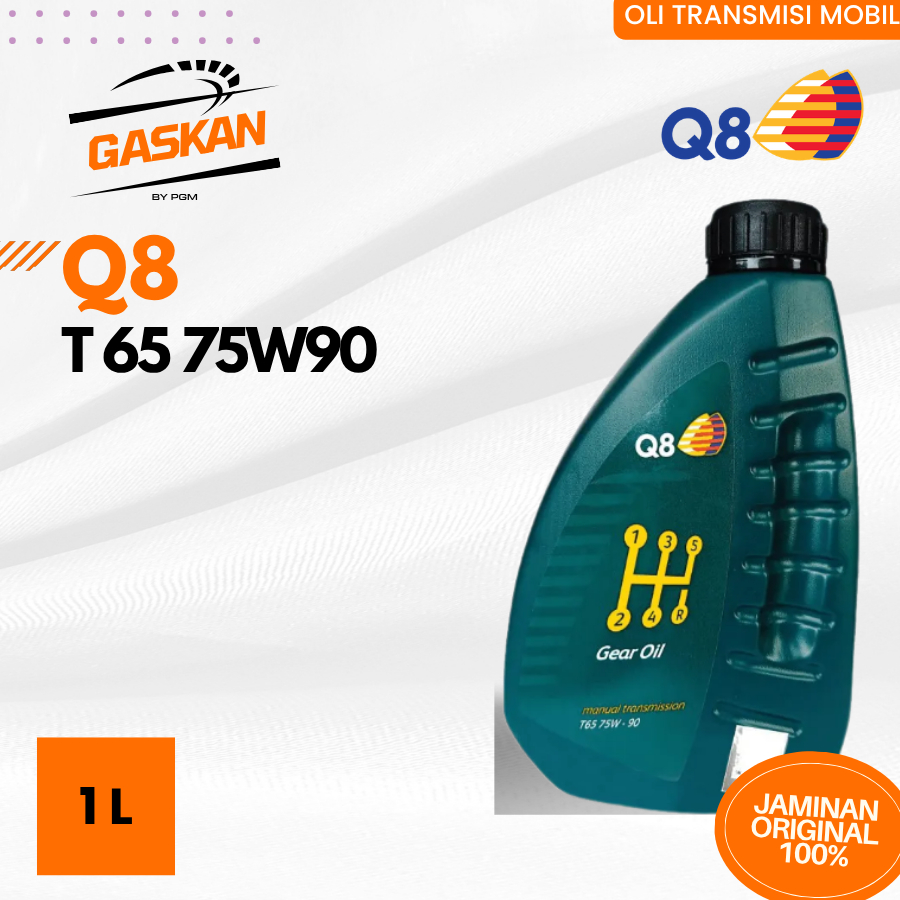 Oli Transmisi Manual/Gear Q8 T 65 75W90 1L (Dijamin Ori 100%)