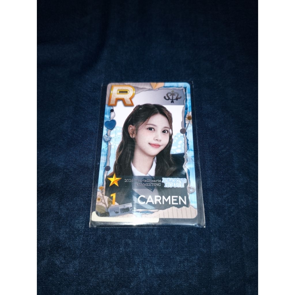 Official Photocard pc Superstar SMtown Carmen Hearts2Hearts H2H Tokyo Korea Style Focus Rude