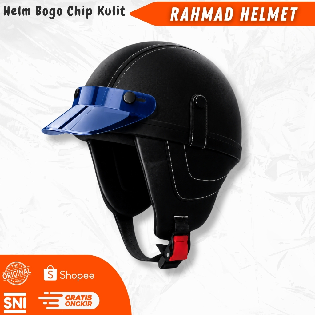 Beli Helm Chip Kulit Pet Gratis COD - Kualitas Terjamin & Bergaransi