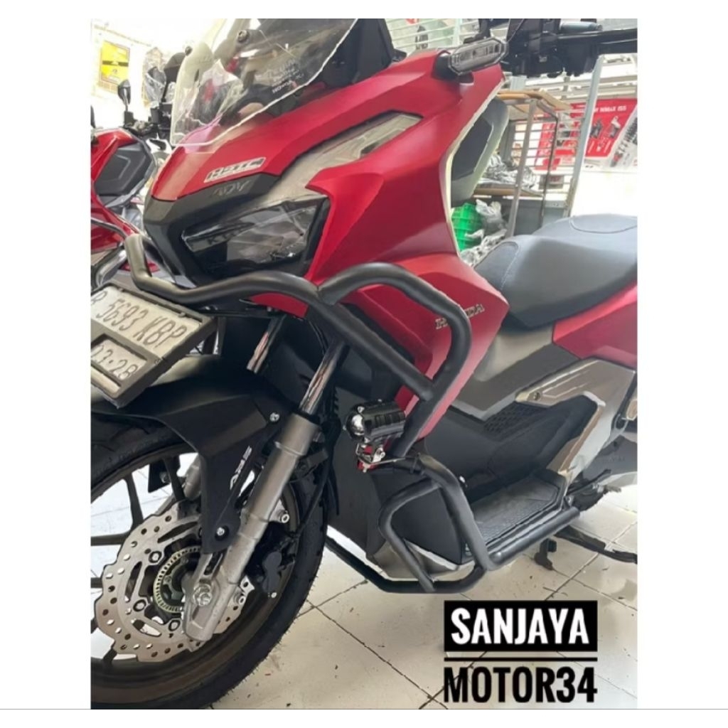 Crashbar Honda Adv 160 Full Body Crashbar Fullbody Adv 160 Anti Crash Adv 160 Tubular adv 160 crash 