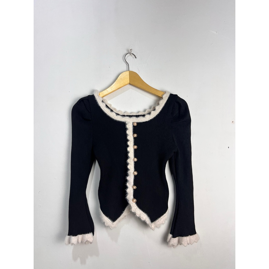 HATRA Pakaian Wanita Atasan dan Bawahan Korean Look Sweeter Hoodie Jeans Kulot Kualiatas okei