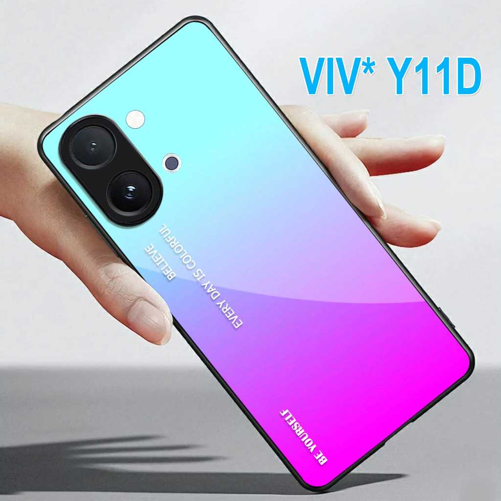 SoftCase Glass Kaca VIVO Y11D-VIVO Y11D - Casing HP  VIVO Y11D-VIVO Y11D - N120