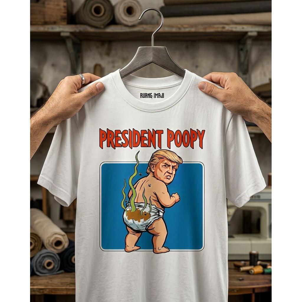 T-shirt PERSIDEN POOPY donal trump