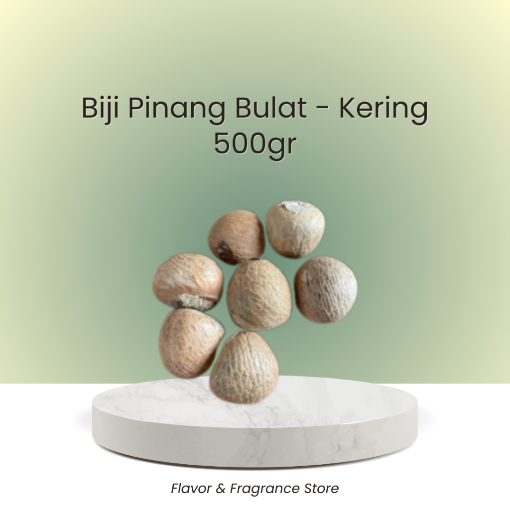 Biji Pinang Bulat Kering 500gr