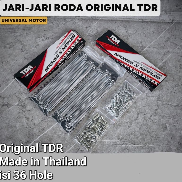 COD (HARGA 2 RODA) Jari Jari / Ruji TDR Original Chrome / Croom Ring 17 18 BEBEK MATIXC AEROX NMAX M