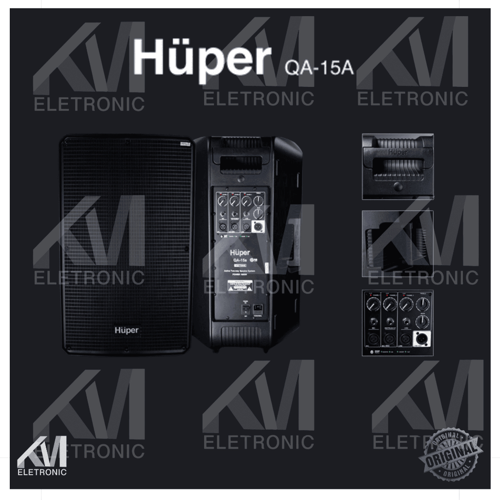 Speaker Aktif 15 Inch HUPER QA15A | QA15 A | QA 15 A Original