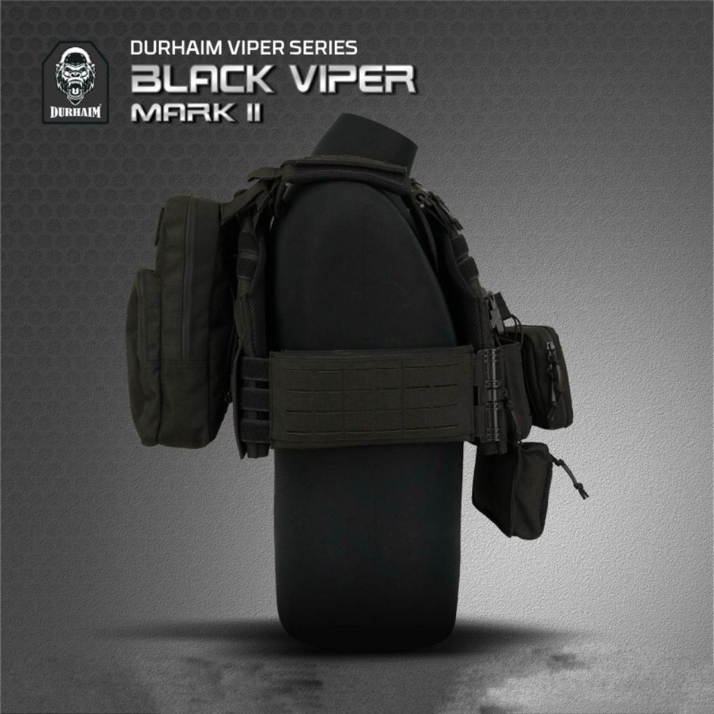 BODY VEST / ROMPI ORIGINAL DURHAIM BLACK VIPER MK II