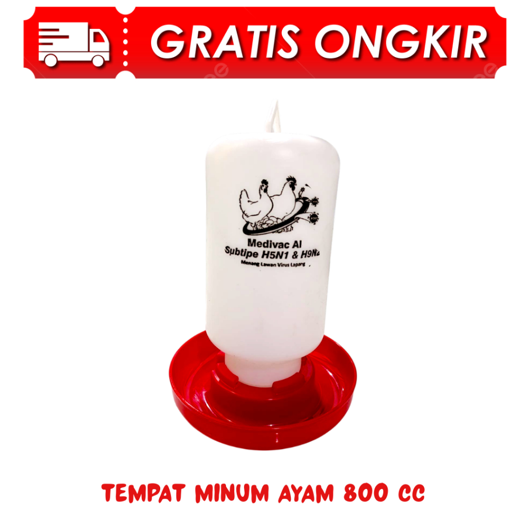 TEMPAT MINUM AYAM 800 CC - TEMPAT MINUM AYAM