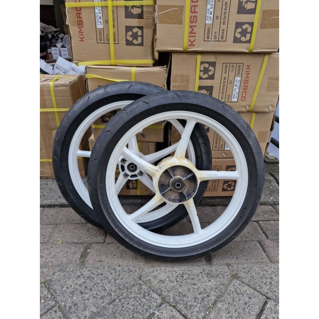 OBRAL VELG SET BAN - YAMAHA JUPITER Z / VEGA R NEW / MX OLD / JUPITER Z NEW ROBOTIK / CW / 115 CC / 
