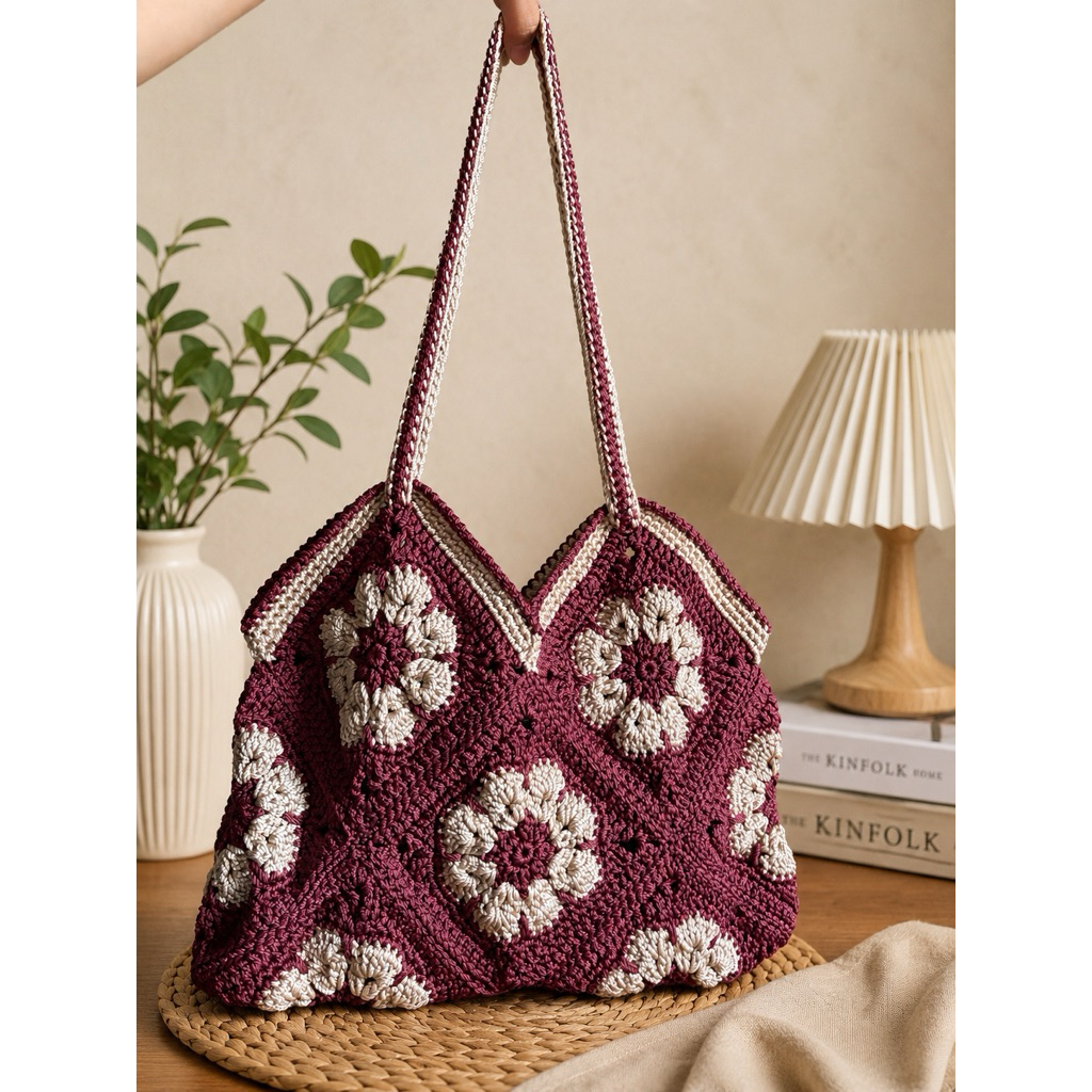 tas rajut tas wanita rajut tas handmade