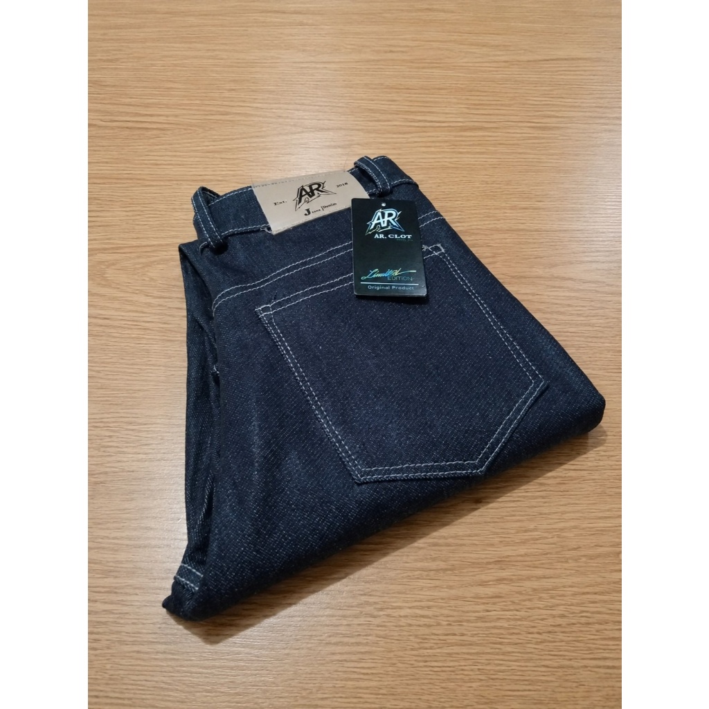 CELANA DENIM SELVEDGE 14Oz MOTIF SAKU POLOS | CELANA PANJANG SELVEDGE DENIM POLOS | CELANA SELVEDGE 