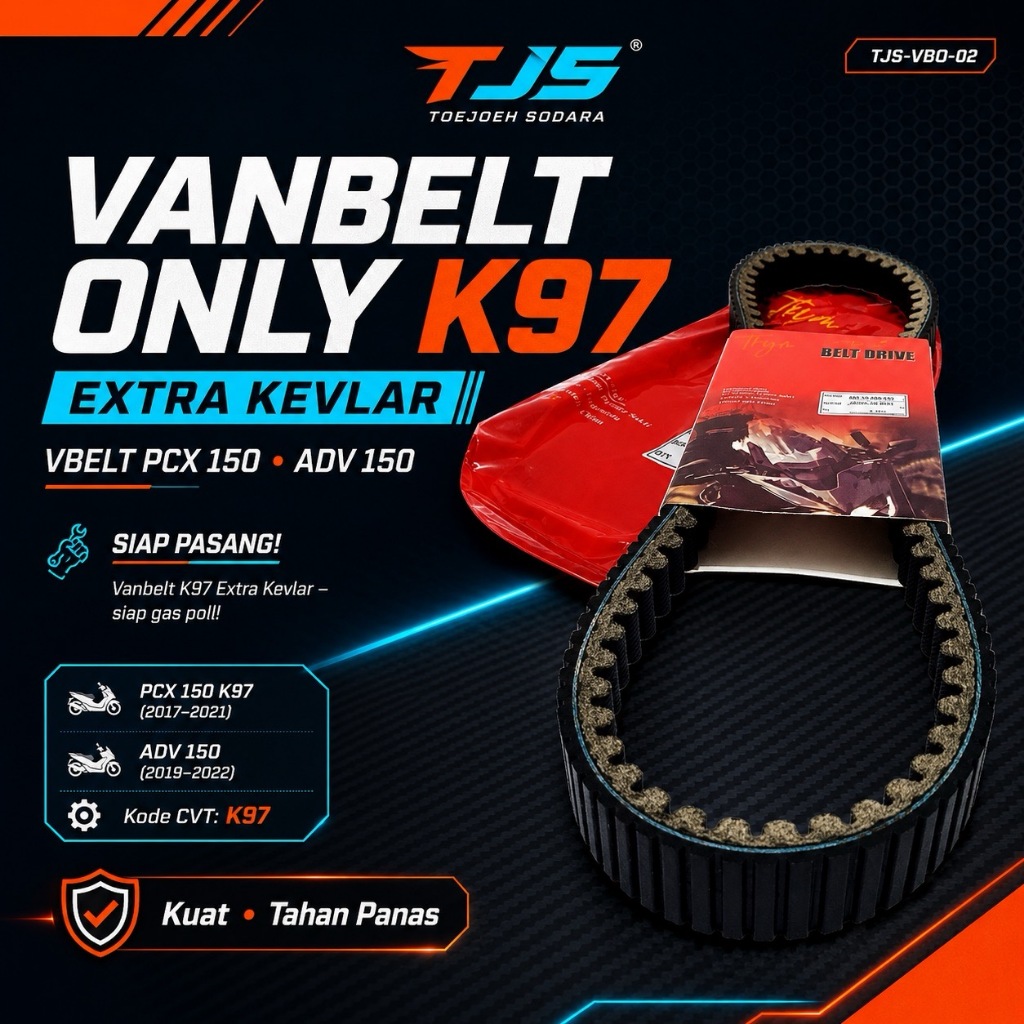 VANBELT ONLY K97 KEVLAR VBELT PCX 150 ADV 150