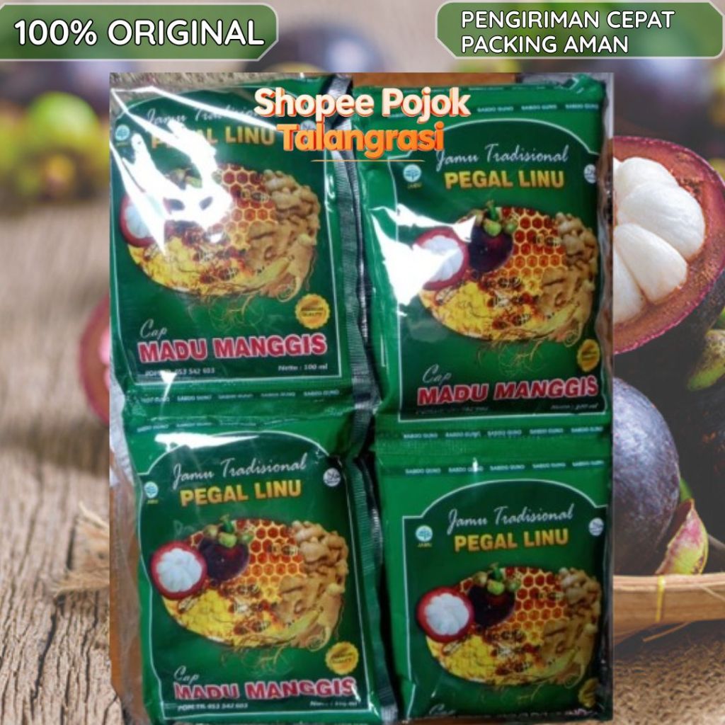12 Sachet - MADU MANGGIS - Meningkatkan Stamina, Meringankan Pegal Linu, Antioksidan