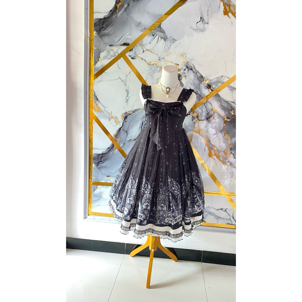 Lolita Dress Gothic Gereja Malam