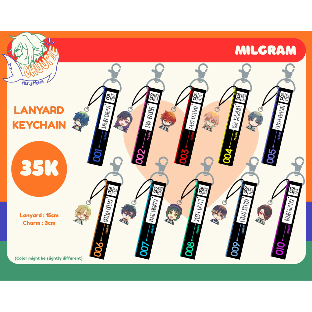 Milgram | Lanyard Keychain | Fanmerch