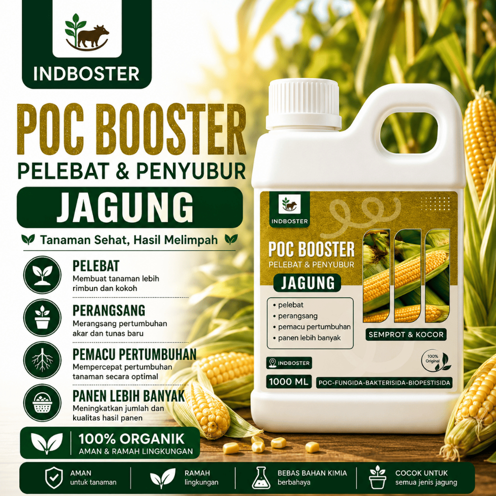Pupuk Jagung Masa Pertumbuhan / Pupuk Jagung Pembesar Buah / Pupuk Pembesar Jagung / Pupuk Booster J