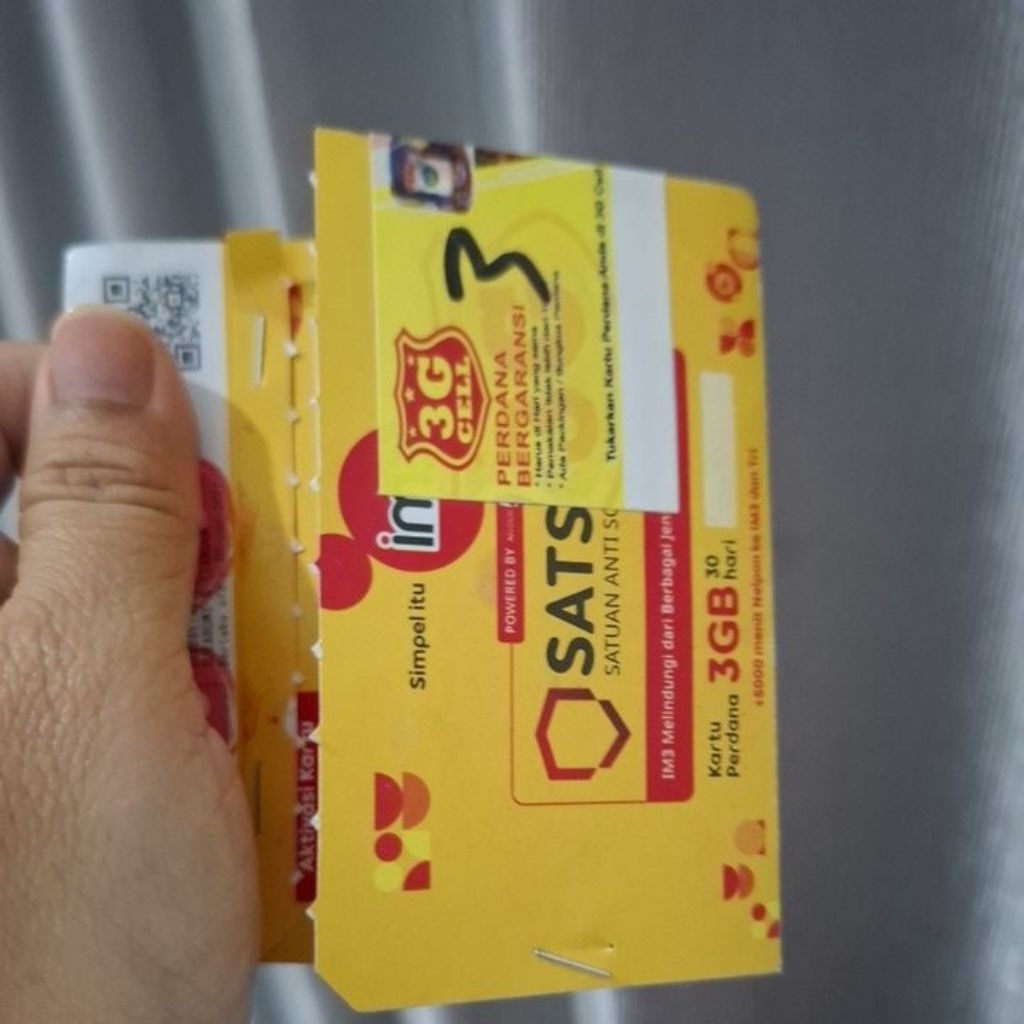 Perdana IM3 Kuota 3GB