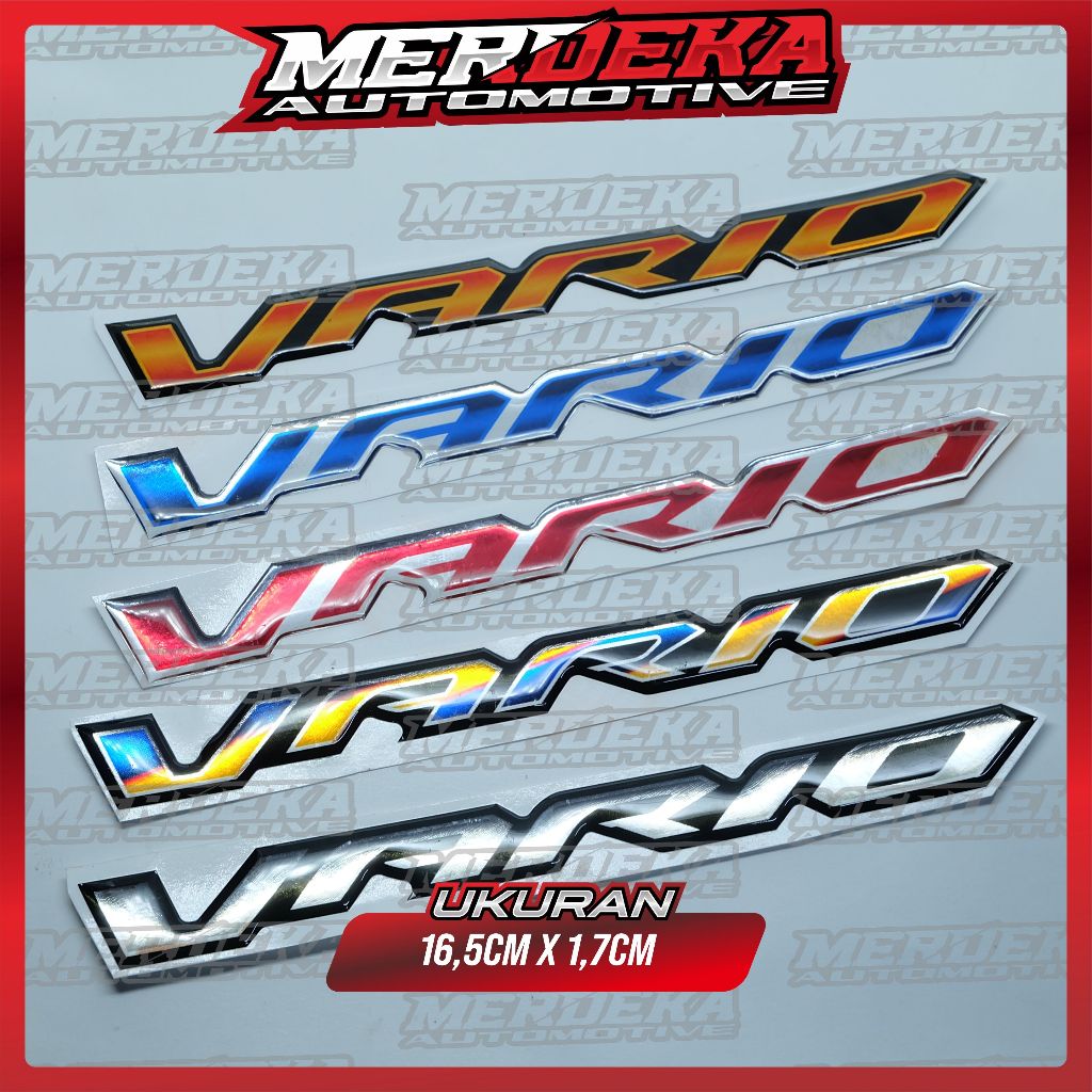 emblem all new vario / emblem vario all new 125 / emblem vario 160 / Emblem timbul vario / emblem va