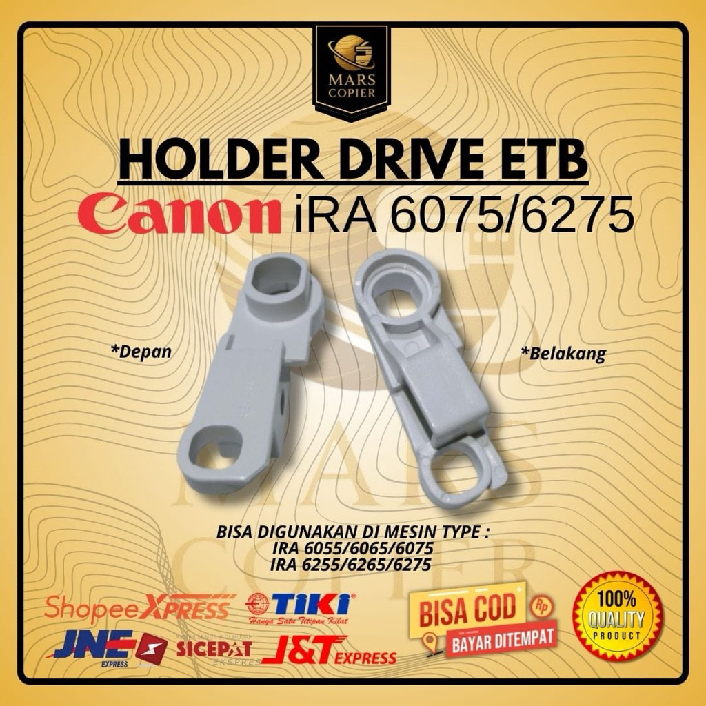 1 SET HOLDER DRIVE TRANSFER BELT ETB FRONT REAR CANON IRA 6055 6065 6075 IRA 6255 6265 6275