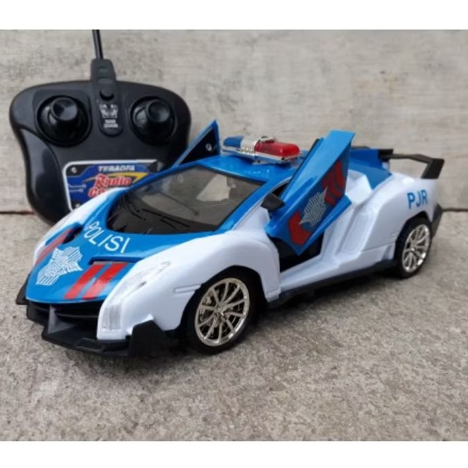 rc car police Lamborgini - mobil remote control - remot kontrol polisi