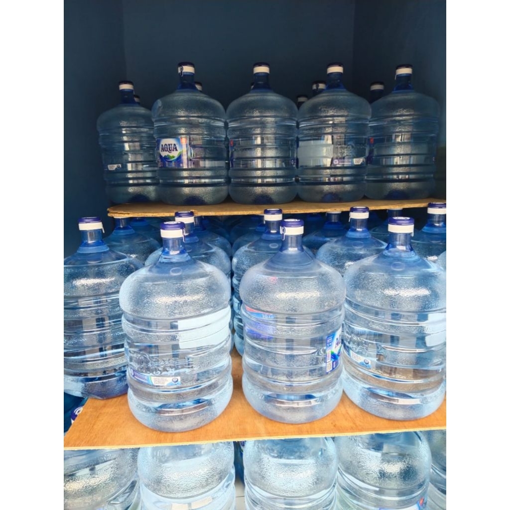 Aqua Galon+Isi Aqua Asli 19LITER