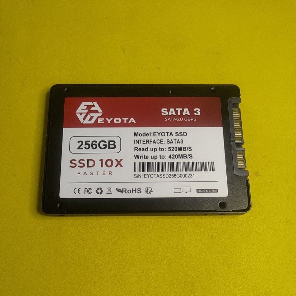 ssd eyota SSD 256gb SSD 10X BERKUALITAS TERJAMIN