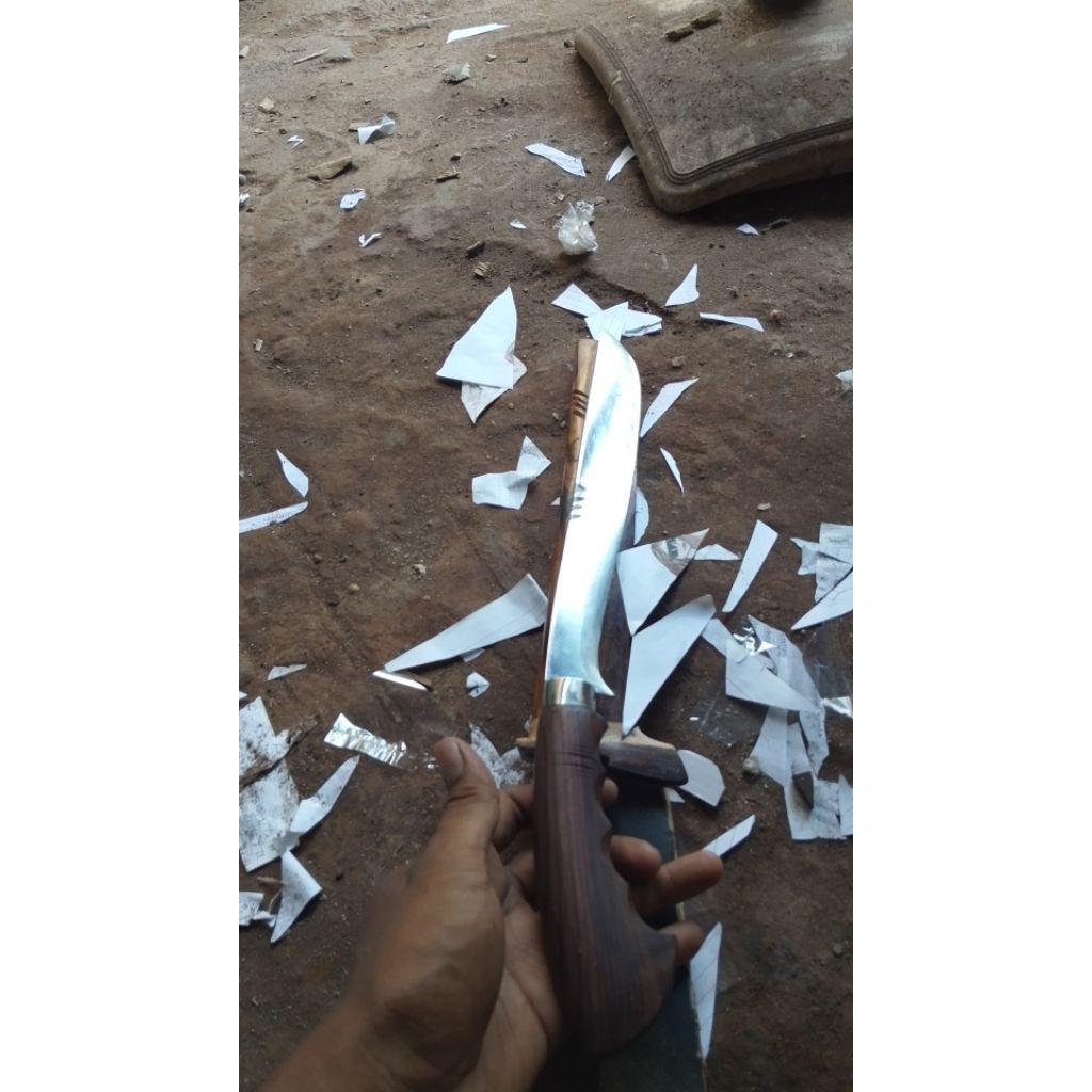 golok sembelih bahan hss tkm panjang 30 cm
