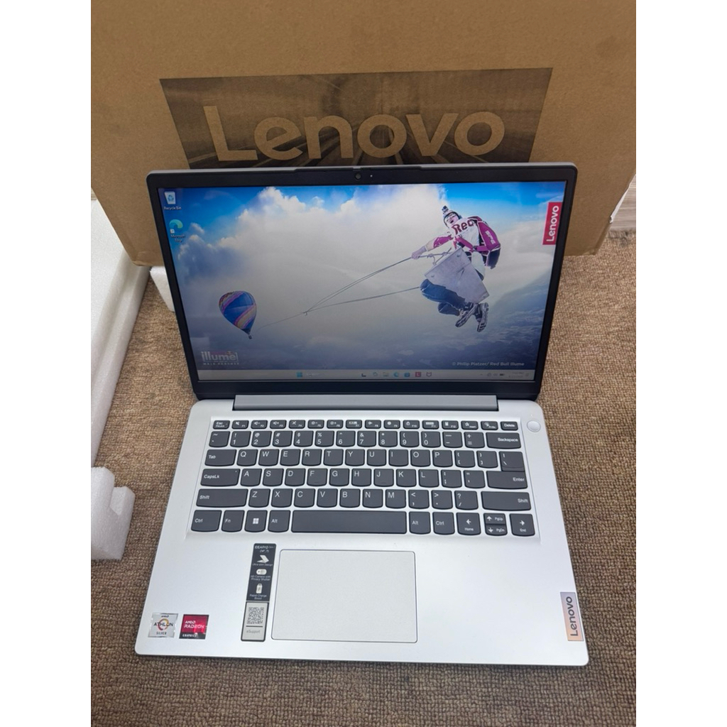 LAPTOP LENOVO IDEAPAD 1 (14AMN7) 14" ram 8/256GB AMD ATHLON 7 laptop pelajar MURAH original