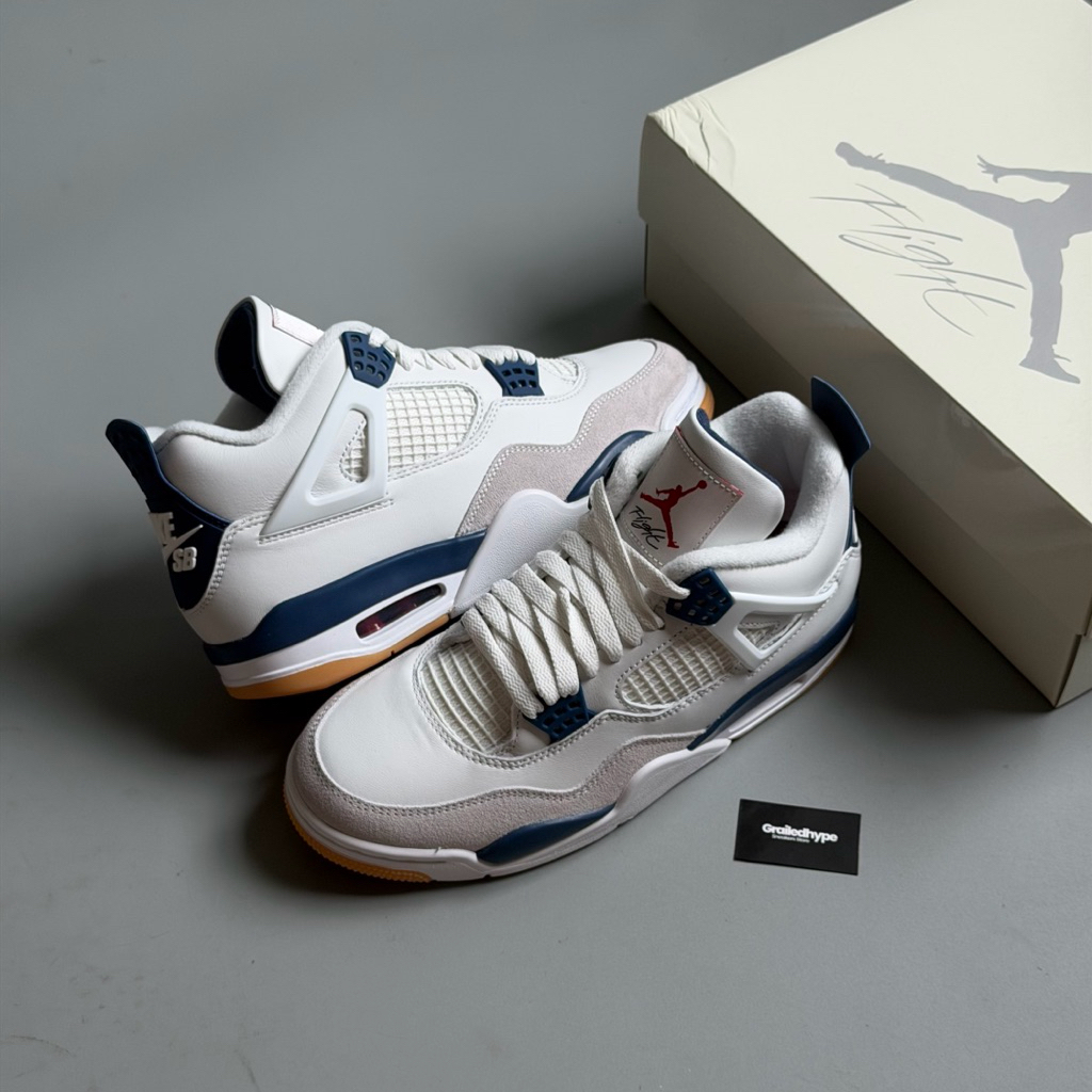 Nike SB x Air Jordan 4 Retro SP Navy | DR5415 100