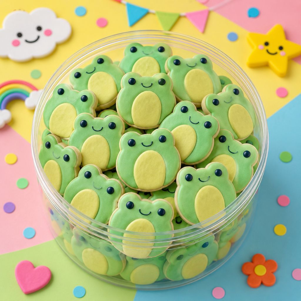 KUE KERING HIAS KARAKTER - KUKIS KARAKTER-KUE KERING LEBARAN-SOUVENIR ULANG TAHUN