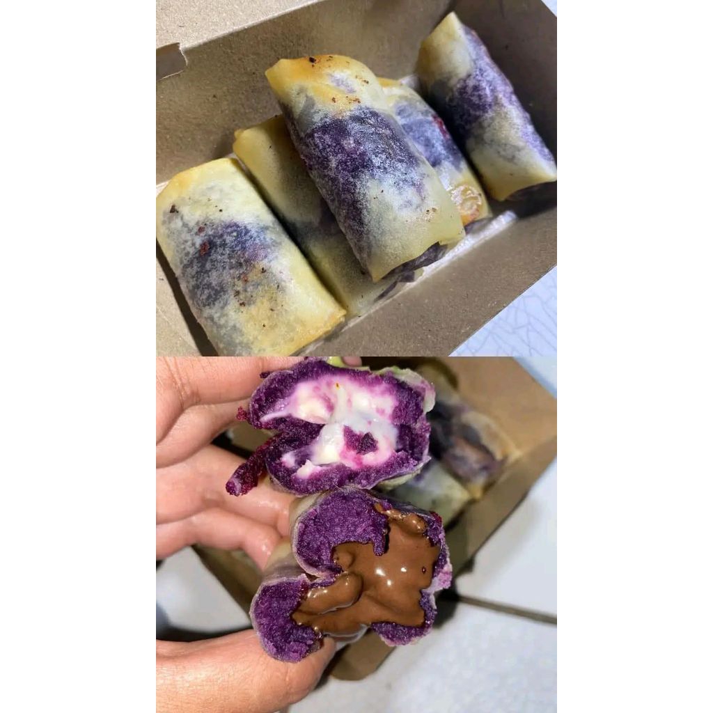 LUMPIA UBI UNGU KEJU