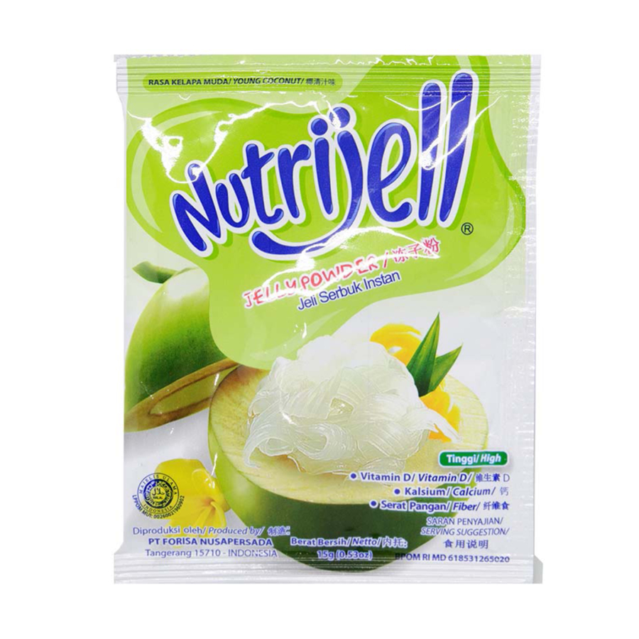 NUTRIJEL RASA KELAPA MUDA 15 GR (JUAL ISI 5)