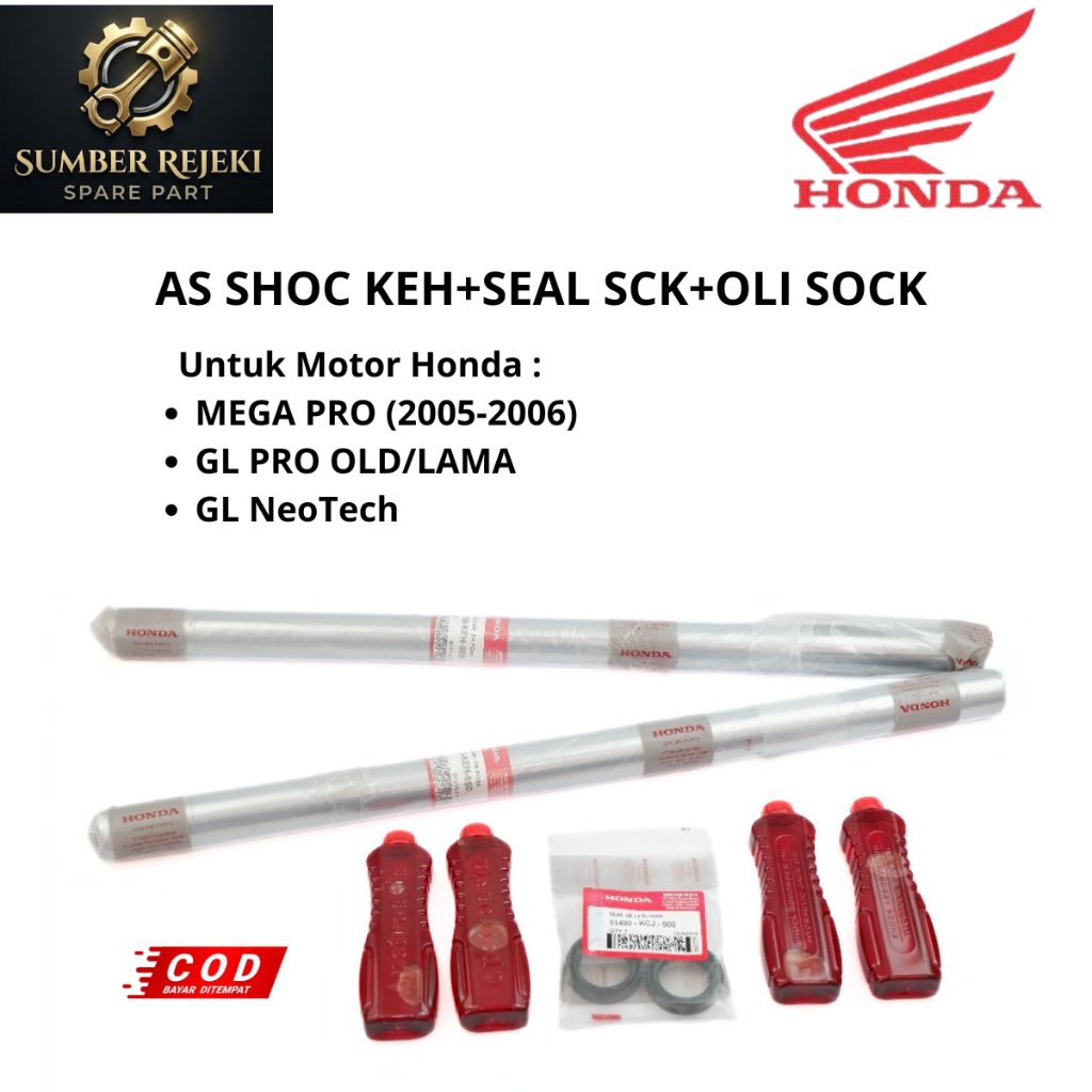 Shock depan gl pro - as shock depan mega pro - as sok gl neo tech - KEH Ori