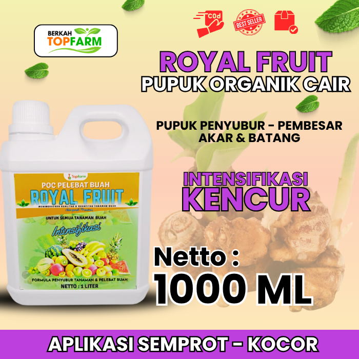 Pupuk Kencur / Pupuk Organik Cair Kencur / Pupuk Pembesar Rimpang Kencur / Pupuk Penyubur Tanaman Ke