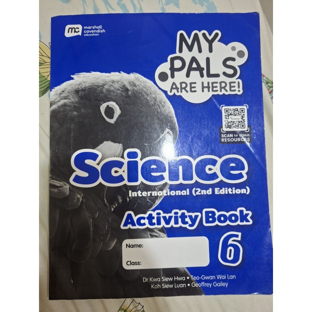 Buku second  Science  workbook/ activity book SD kelas 6 MY PALS