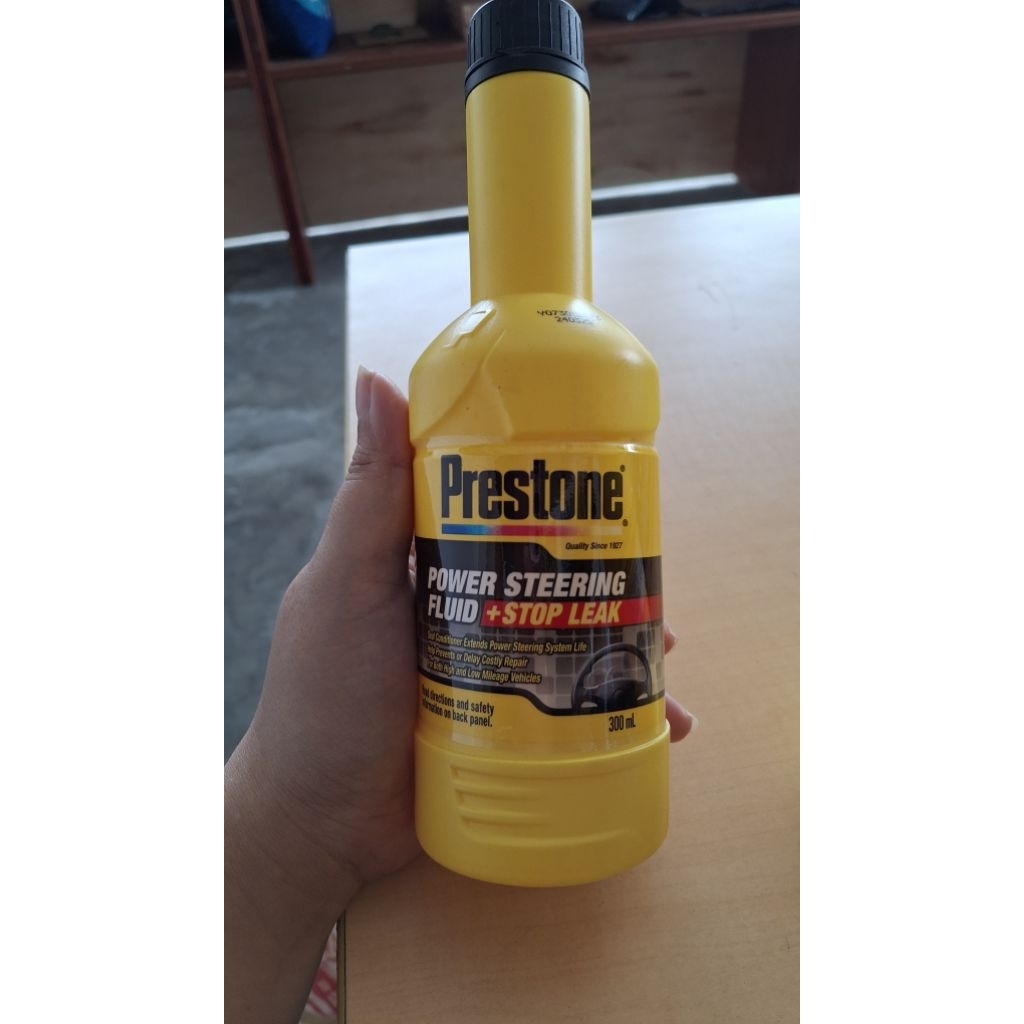 PRESTONE POWER STEERING FLUID+STOP LEAK